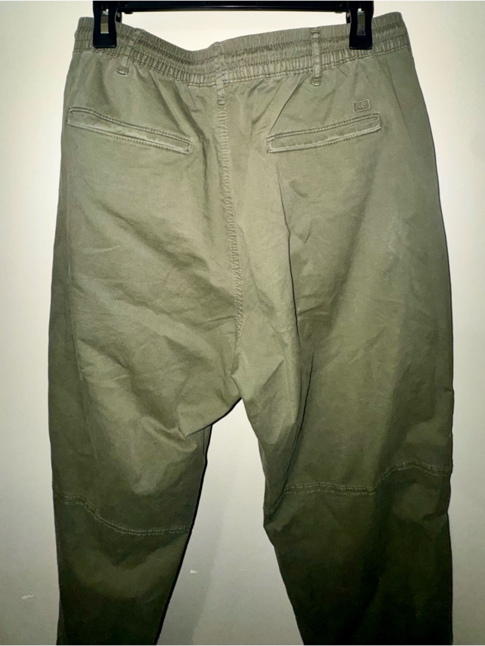 American Eagle Outfitters Olive Green Drawstring Joggers - Picture 7 of 10